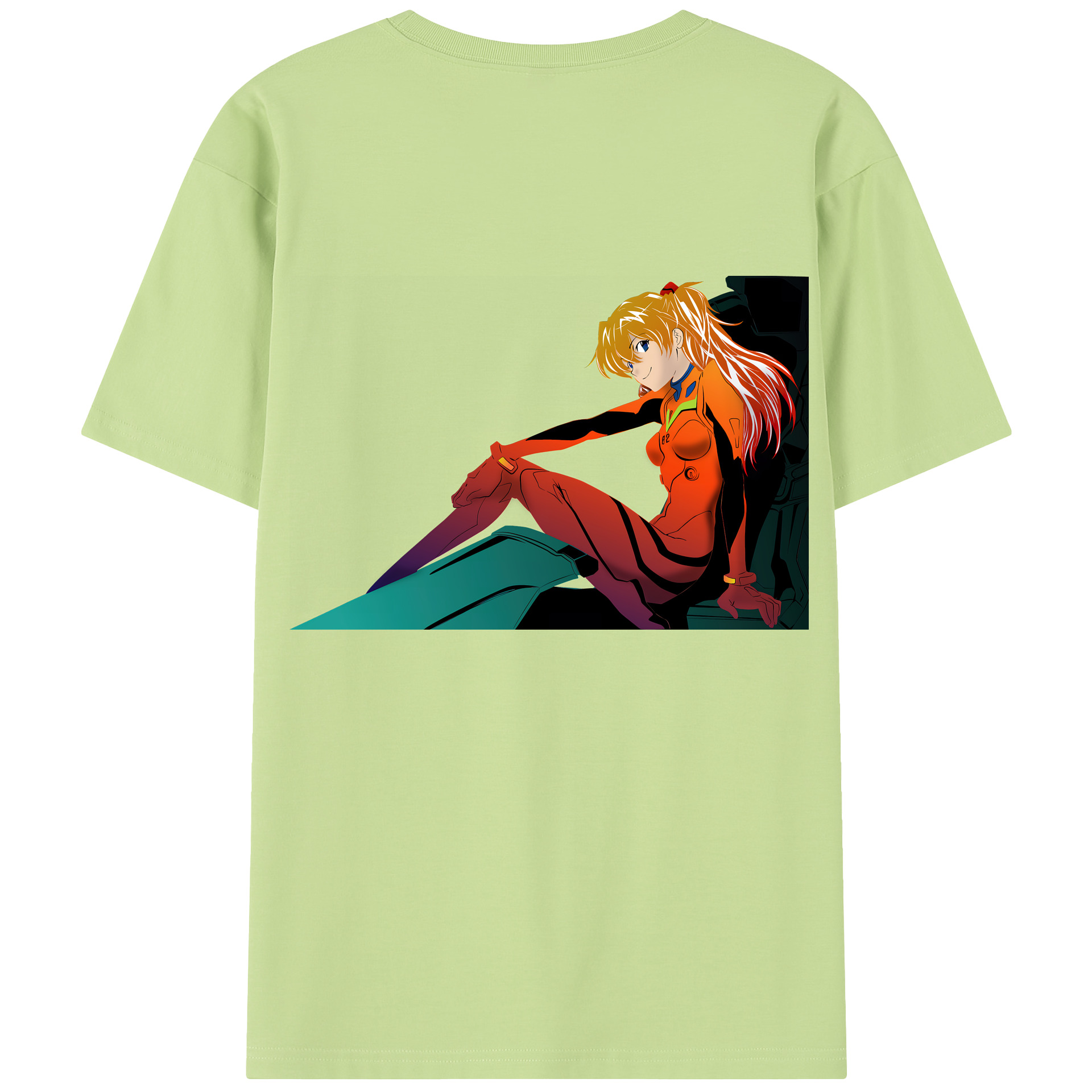 （画像用） EVA 新世紀エヴァンゲリオン 綿100％半袖Tシャツ（背面プリント）